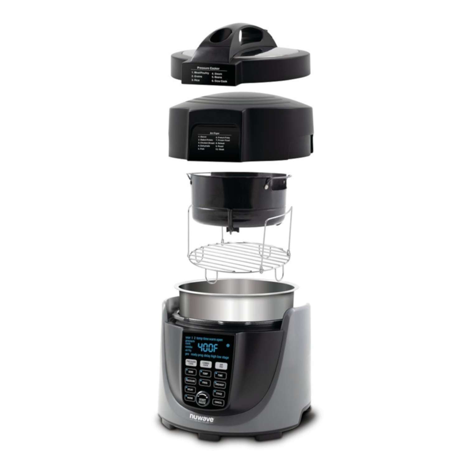 Nuwave pressure best sale cooker 6 qt