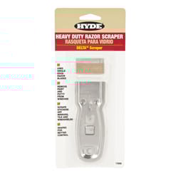 Hyde 1-1/2 in. W Steel Single-Edge Glass Scraper