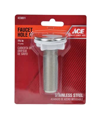 Ace 1 3 4 In L Stainless Steel Sink Hole Cover Ace Hardware