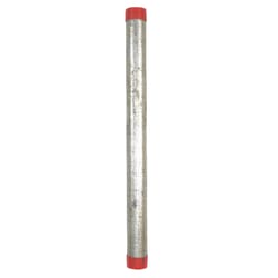 B&K Mueller 1-1/2 in. D X 24 in. L Galvanized Steel Pre-Cut Pipe