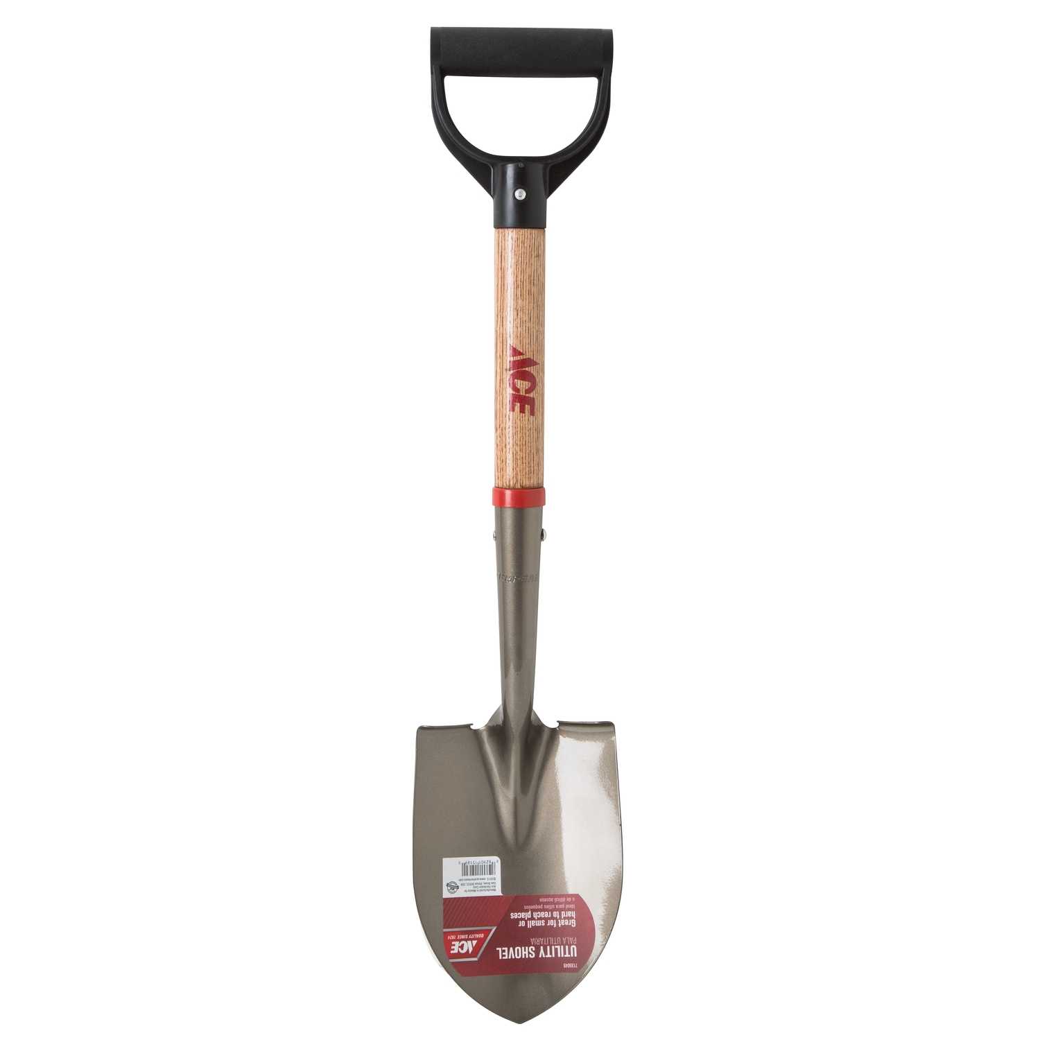 Ace Little Pal Steel 81/4 in. W x 27 in. L Mini Round Point Shovel