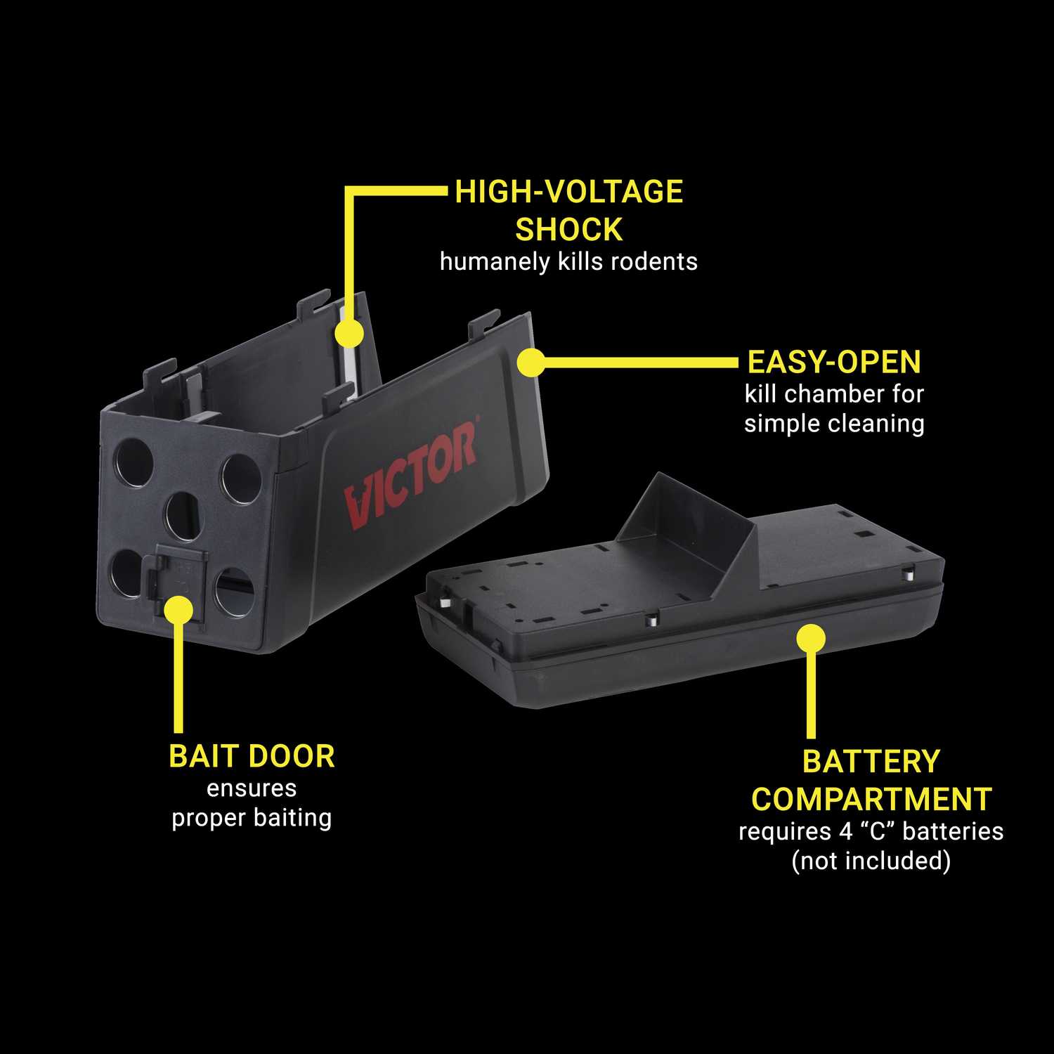 Victor Electronic Animal Trap For Rats 1 pk - Ace Hardware