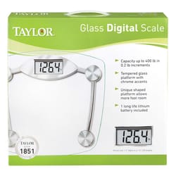 Taylor Digital Glass & Metal Bathroom Scale