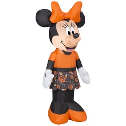 Gemmy 3.5 ft. Prelit Mickey Mouse Minnie Mouse in Candy Skirt Inflatable