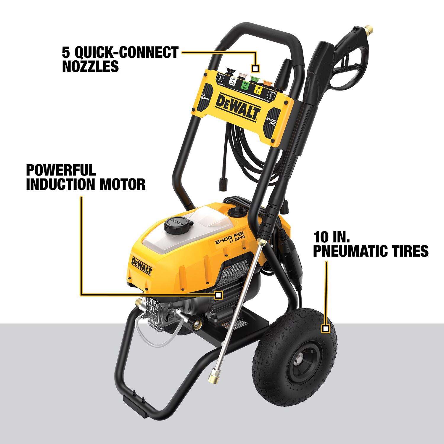 DeWalt DWPW2400 OEM Branded 2400 psi Electric 1.1 gpm Pressure Washer - Ace  Hardware