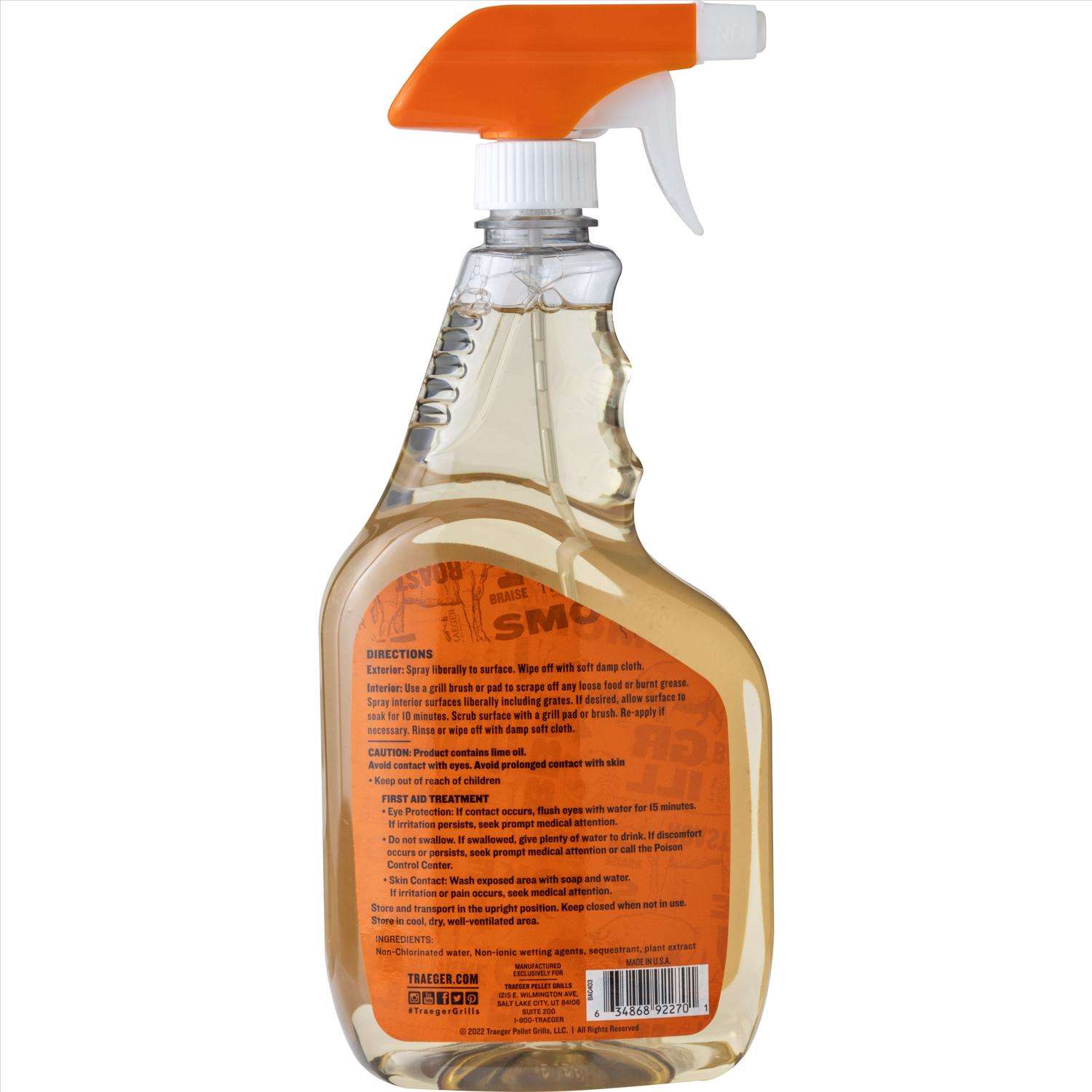 Traeger No Scent Oven And Grill Cleaner 950 ml Liquid - Ace Hardware