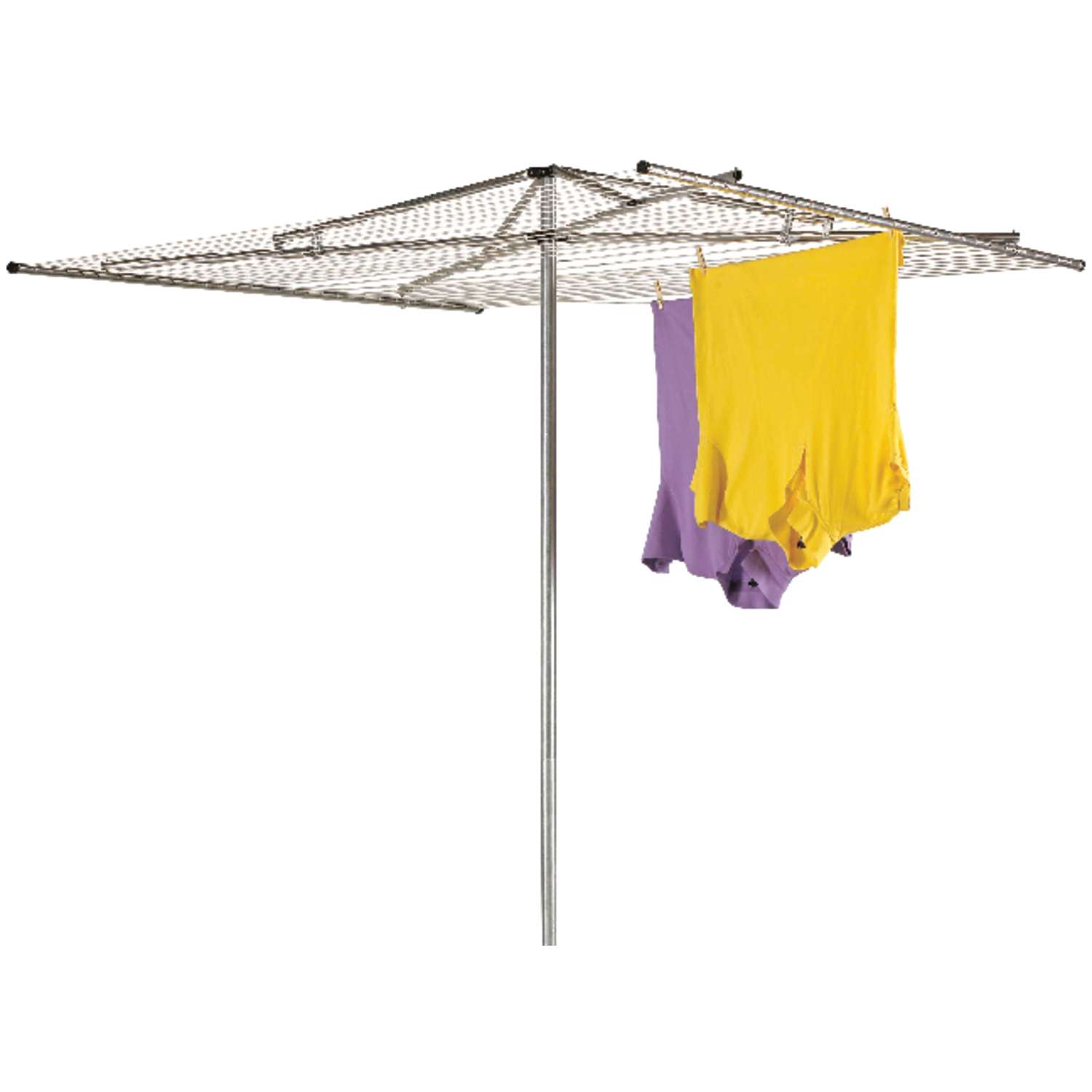Household Essentials 72 in. H x 72 in. W x 62 in. D Steel Clothes Drying Rack Ace Hardware