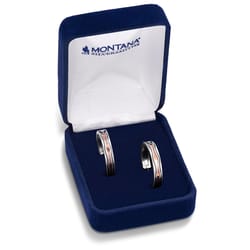 Montana Silversmiths Women's Western Sands Two-Tone Hoop Silver Earrings