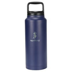 Aquapelli 34 oz Blueprint Blue BPA Free Vacuum Insulated Bottle