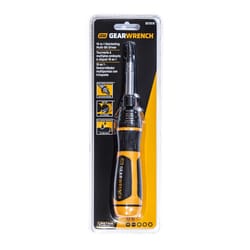 GEARWRENCH Phillips/Slotted/Torx/Square Multi-Bit Ratchet Screwdriver 9.5 in. 19 pc