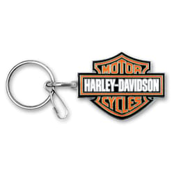 Plasticolor Harley-Davidson Bar & Shield Multicolored Keychain 1 pk