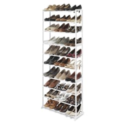 Whitmor 54.75 in. H X 22.5 in. W X 9 in. L Plastic Floor Shoe Rack