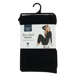Britt's Knits Women's Fleece Lined Leggings M/L Black