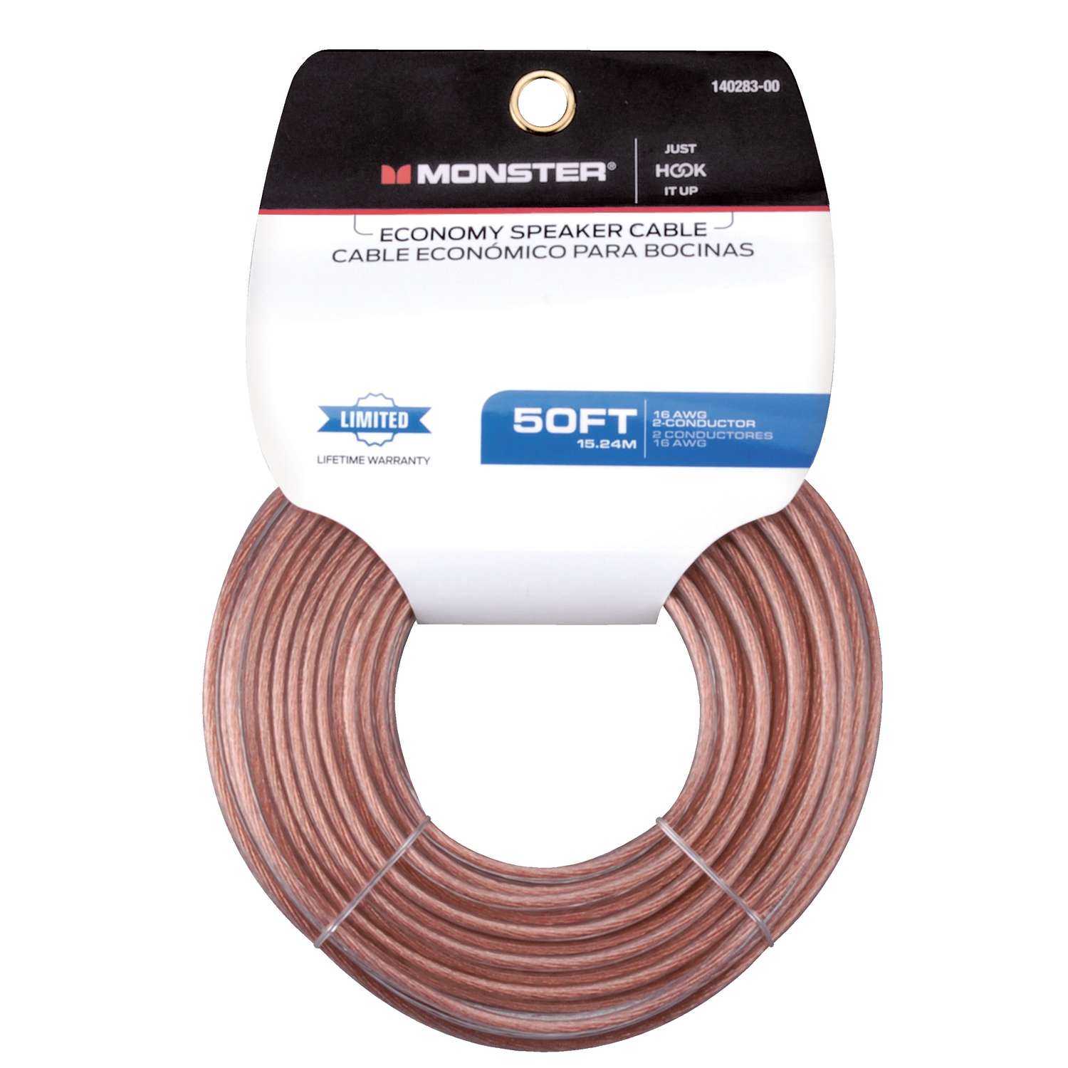 Monster Just Hook It Up 50 ft. L Speaker Wire AWG - Ace Hardware