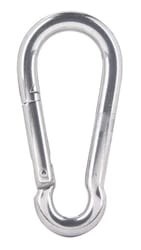 Campbell 3/4 in. D X 4-11/16 in. L Polished Stainless Steel Spring Snap 450 lb