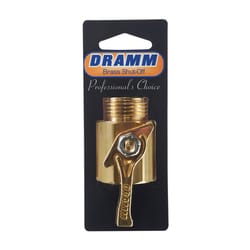 Dramm 3/4 in. Brass Threaded Male Hose Shut-off Valve