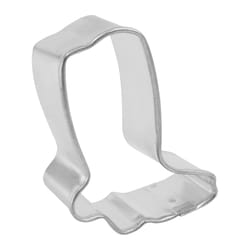R&M International Corp International Corp 2 in. L Mini Cowboy Boot Cookie Cutter Silver 1 pc