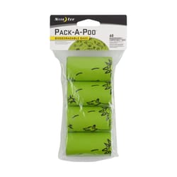 Nite Ize Pack-A-Poo Plastic Biodegradable Waste Bags 4 pk