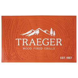 Traeger Vinyl Grill Mat 29.5 in. L X 47 in. W For Traeger