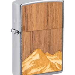 Zippo Silver Woodchuck Mountains Lighter 1 pk