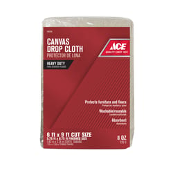 Ace 6 ft. W X 9 ft. L 8 oz Canvas Drop Cloth 1 pk