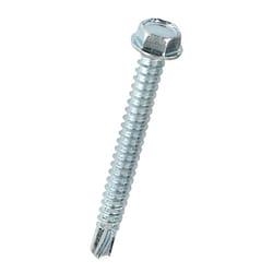 Teks No. 12 in. X 2 in. L Hex Hex Washer Head Sheet Metal Screws 60 pk