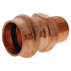 NIBCO 1 in. CTS X 1 in. D Male Copper Coupling 1 pk