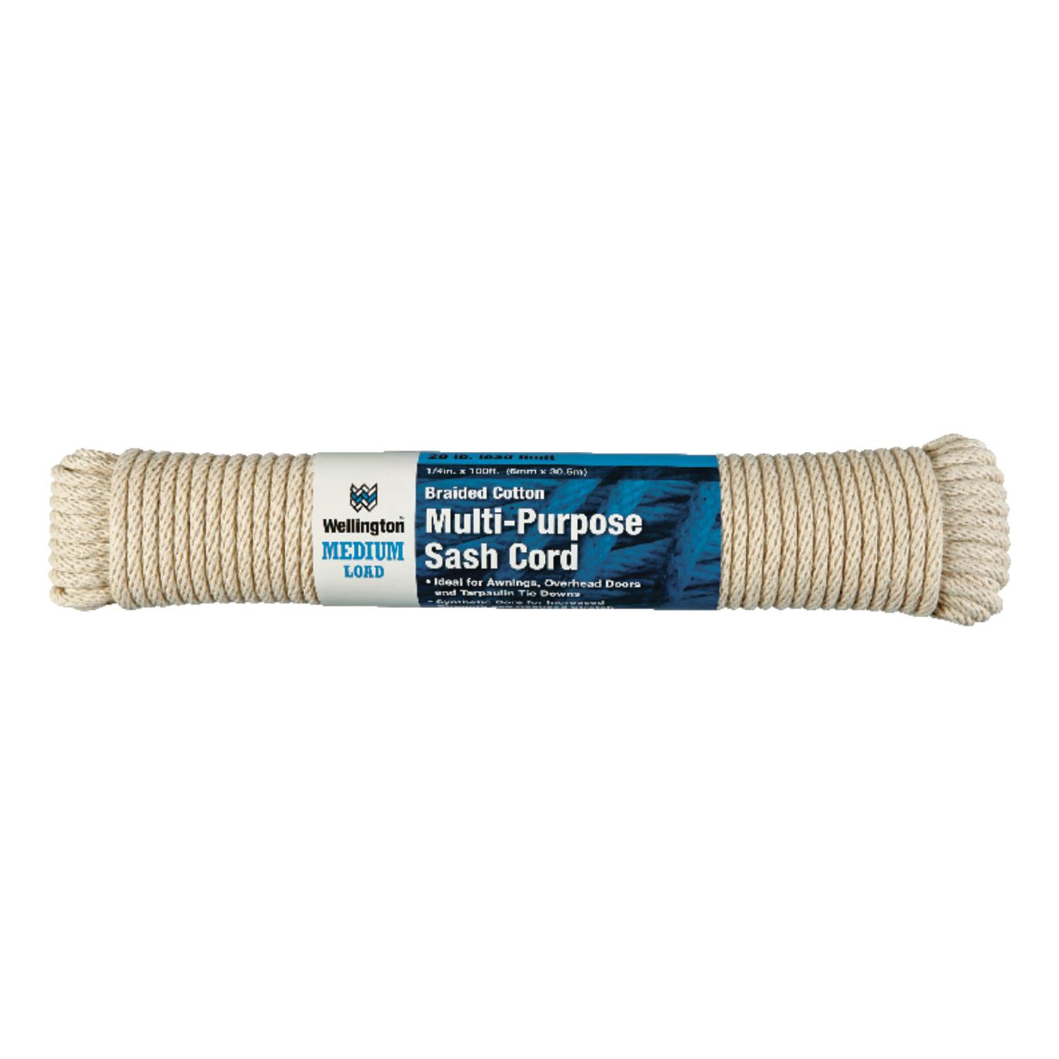 A3016H0100H10 Wellington 1/4 in. D X 100 ft. L White Solid Braid sku A3016H0100H10