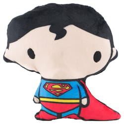 Buckle-Down DC Comics Multicolored Plush Chibi Superman Standing Pose Squeaky Dog Toy 1 pk