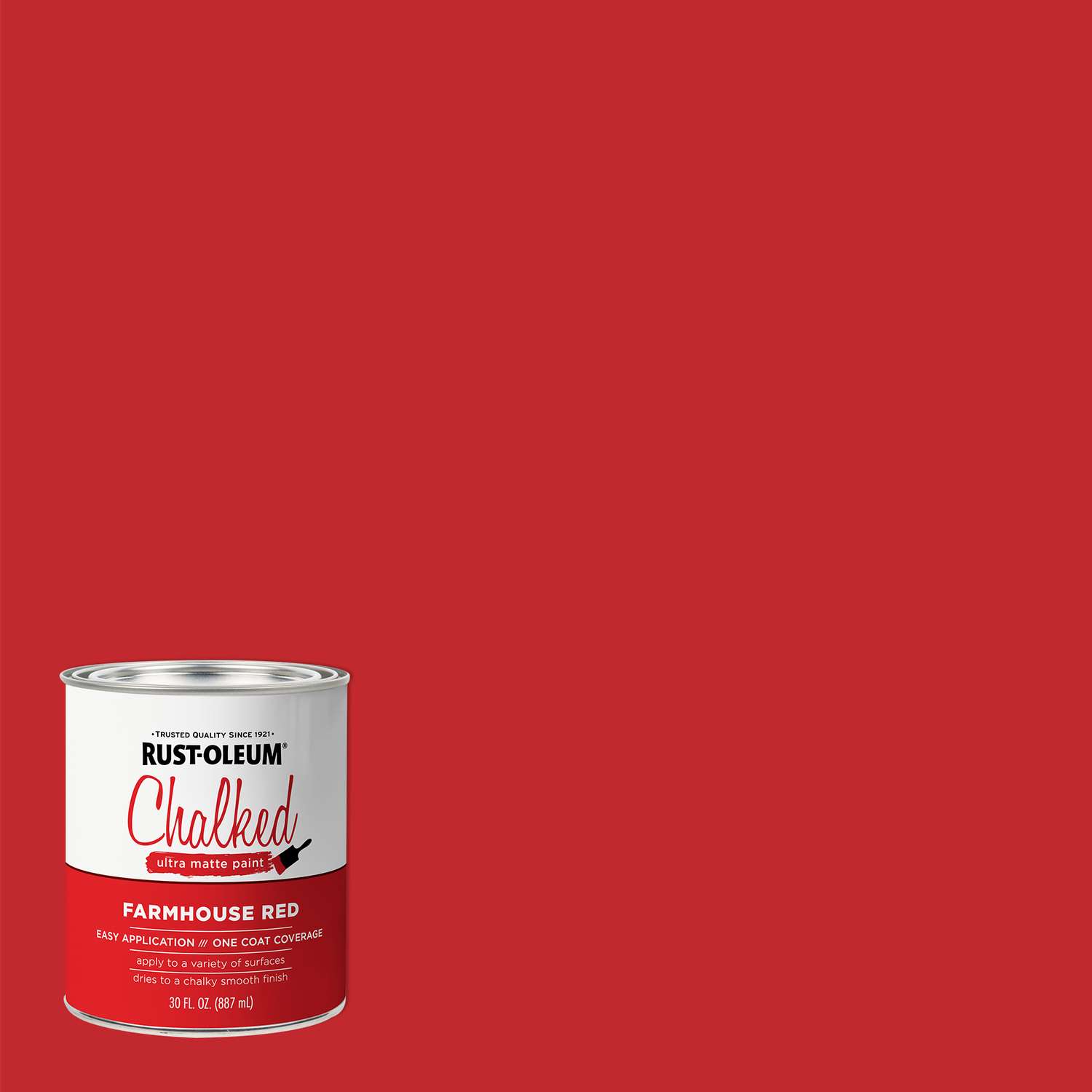 RustOleum Chalked Ultra Matte Farmhouse Red WaterBased Acrylic Chalk