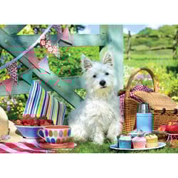 Eurographics Westie Dog Picnic Jigsaw Puzzles Multicolored 500 pc