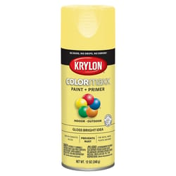 Krylon ColorMaxx Gloss Bright Idea Paint + Primer Spray Paint 12 oz