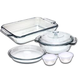 Kitchen Classics Ovenware Collention 7.50 in. W X 15.50 in. L Bake Set Clear 8 pc