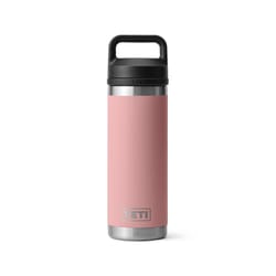 YETI Rambler 18 oz Sandstone Pink BPA Free Bottle with Chug Cap