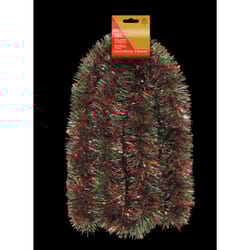 Holiday Trims 4 in. D X 10 ft. L Deluxe Deco Tinsel