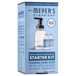Mrs. Meyer's Clean Day Rain Water Scent Foam Hand Wash Starter Kit