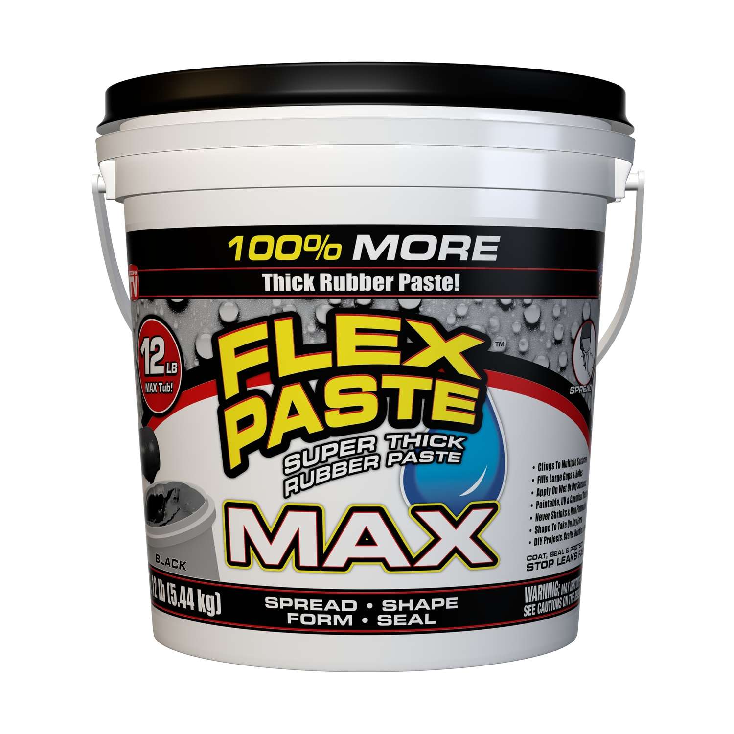 Flex Seal Family of Products Flex Paste Max Black Joint Compound 12 Ace Hardware