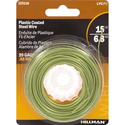 HILLMAN 75 ft. L Plastic 20 Ga. Wire