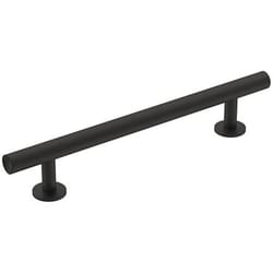 Amerock Radius Contemporary Rectangle Cabinet Pull 5-1/16 in. Matte Black 1 pk