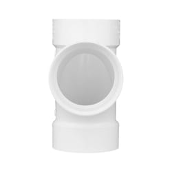 Charlotte Pipe Schedule 30 3 in. 3 in. D PVC Sanitary Tee 1 pk