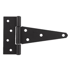 Ace 6 in. L Black Heavy Duty T Hinge 1 pk