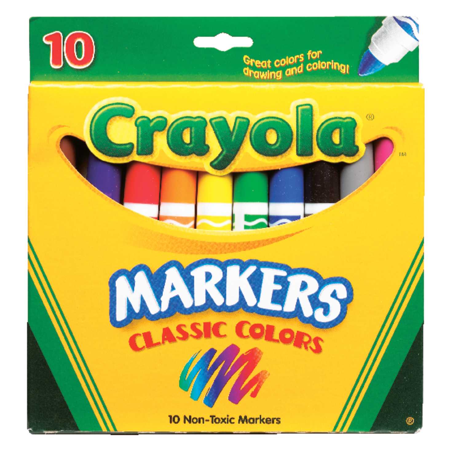 Crayola Classic Assorted Broad Tip Markers 10 pk - Ace Hardware