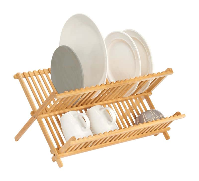 1pc Foldable Dish Drying Rack, Portable Kitchen Cutlery Filter