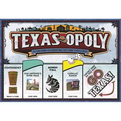 Late for the Sky Texas-Opoly (state) Board Game Multicolored