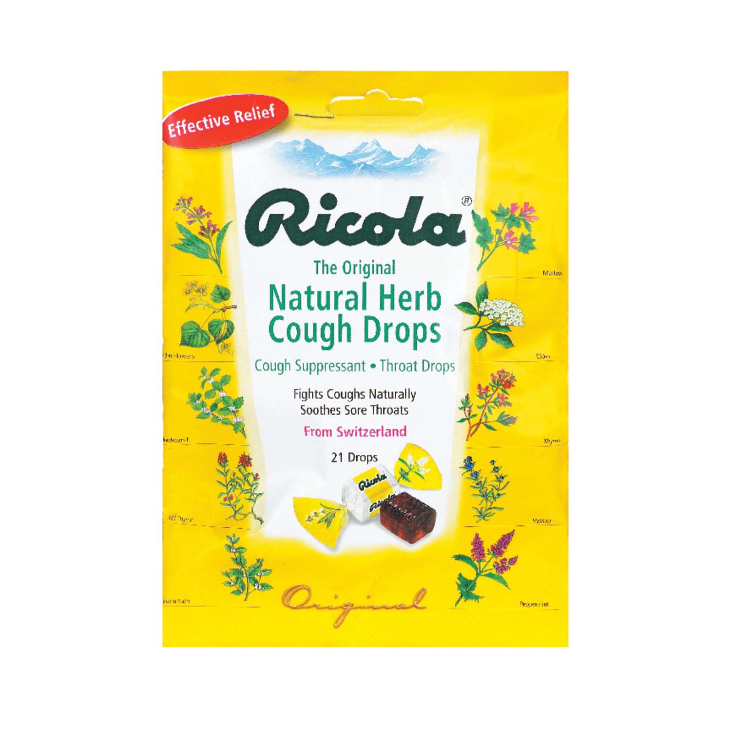 Ricola Throat Lozenge 21 ct Ace Hardware