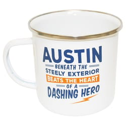 Top Guy Austin 14 oz Multicolored Steel Enamel Coated Mug 1 pk