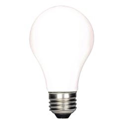 Satco . A19 E26 (Medium) Filament LED Bulb Warm White 60 Watt Equivalence 4 pk