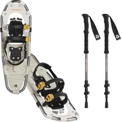 Retrospec Drifter 25 in. Unisex Snowshoe Bundle Laurel