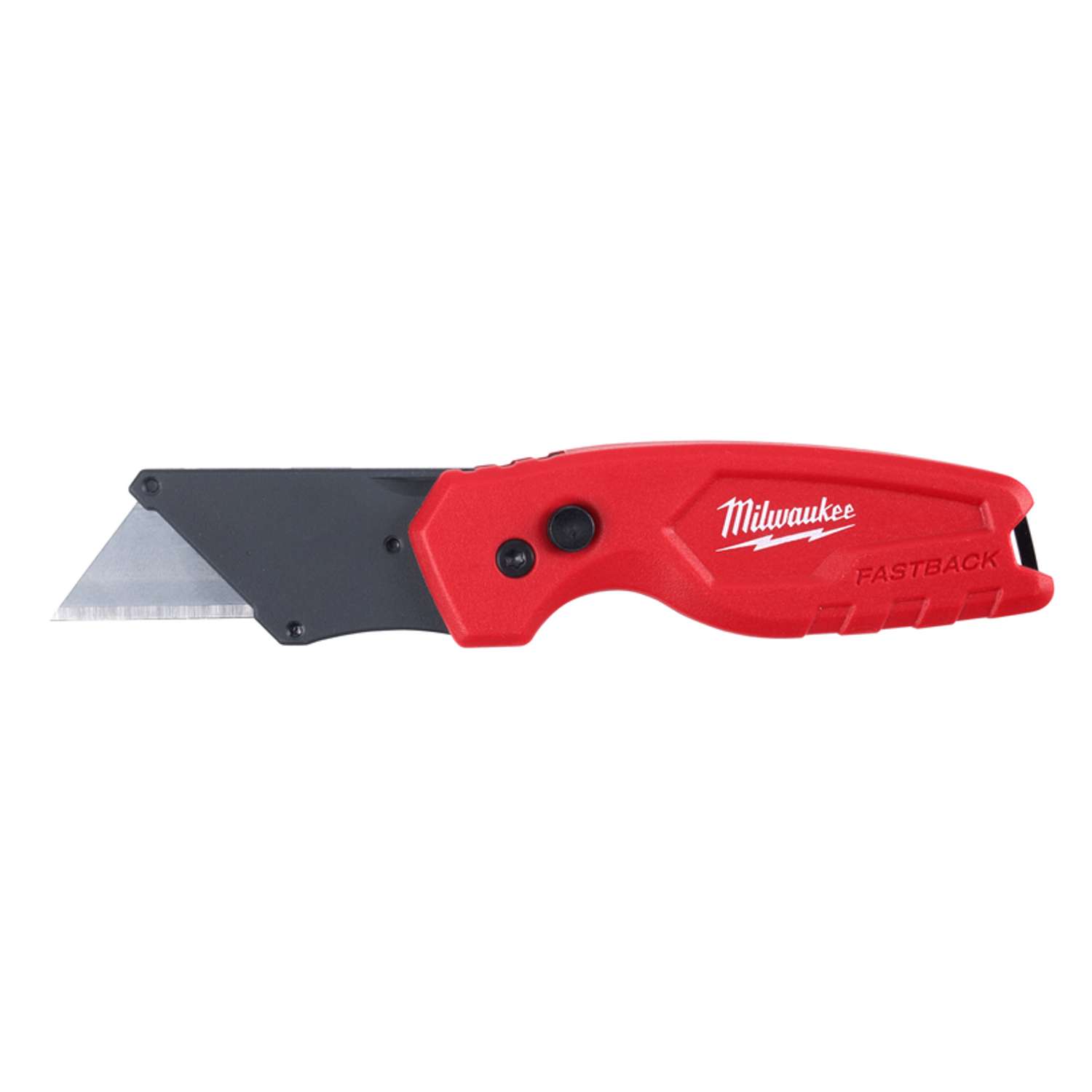 Milwaukee Fastback 6 15 In Press And Flip Folding Compact Utility Knife Red 1 Pc Ace Hardware