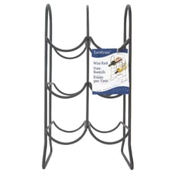 Spectrum 6 Bottle oz Black Steel Wine Rack